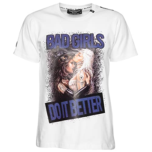 Roberto Geissini Unisex T-Shirt Bad Girls White XXL von Roberto Geissini