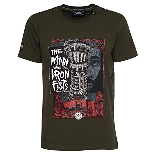 Roberto Geissini Unisex T-Shirt Iron Fist-Khaki- 5XL von Roberto Geissini