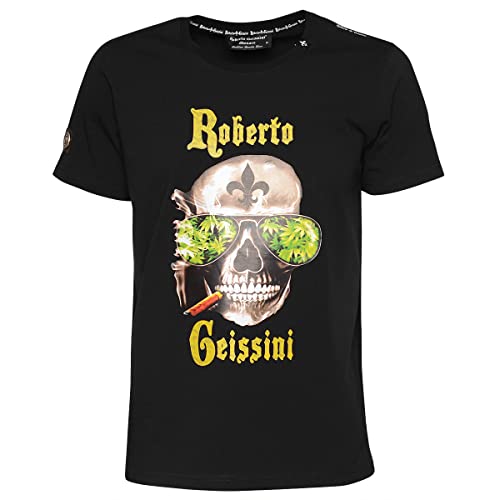 Roberto Geissini Unisex T-Shirt Plant Skull Black M von Roberto Geissini