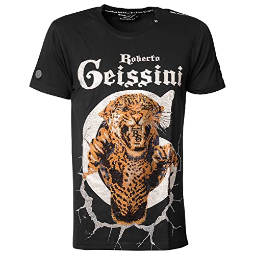 Roberto Geissini Unisex T-Shirt Tiger-Black- XXL von Roberto Geissini
