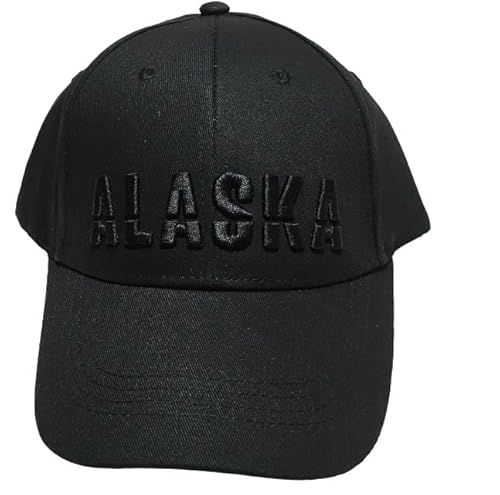 Robin Ruth Hochwertige Ballkappe, Alaska, schwarz auf schwarz, bestickt, Schwarz, Einheitsgröße von Robin Ruth