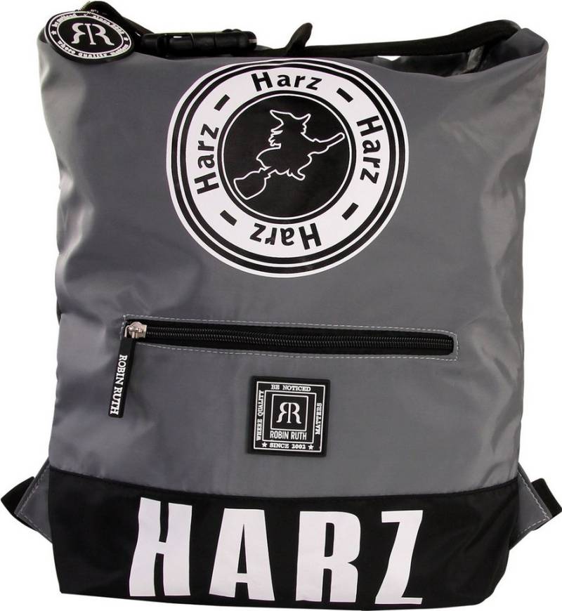 Robin Ruth Freizeitrucksack Robin Ruth Rucksack Polyester hellgrau, Damen, Herren Rucksack Polyester, hellgrau, schwarz ca. 37cm hoch von Robin Ruth
