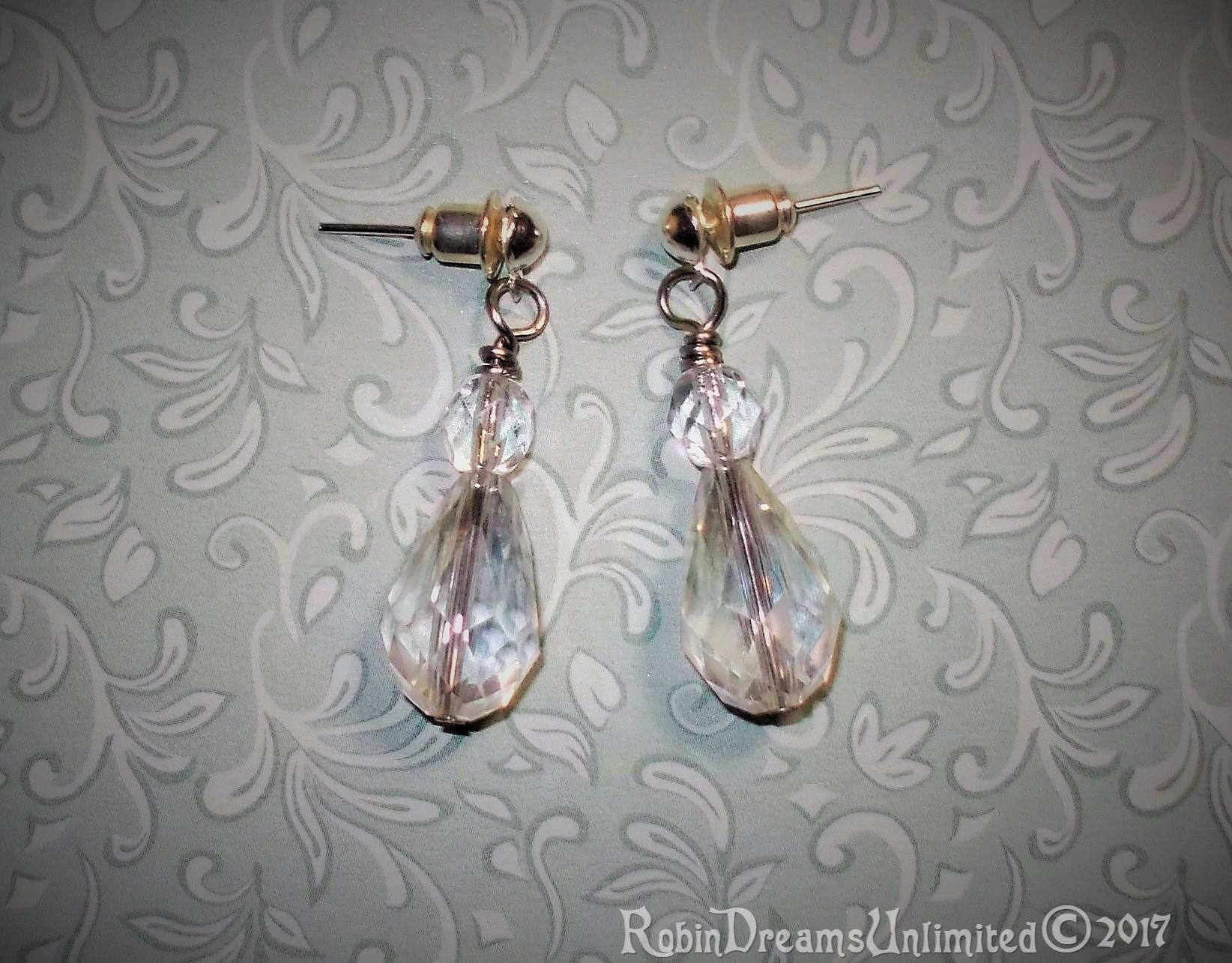 Crystal Ohrringe Post Löschen von RobinDreamsUnlimited