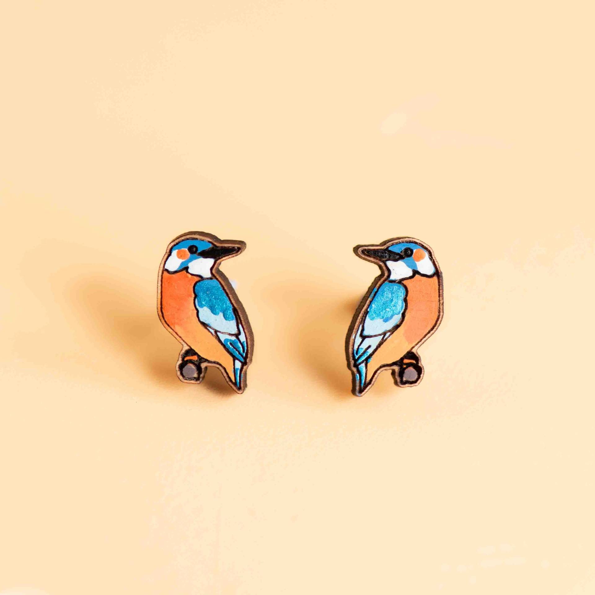 Handbemalte Eisvogel Ohrringe Holzohrringe Damen Mädchen Ohrstecker Geschenk Von Robinvalley Studio Handbemalte Eisvogel Ohrringe Holzohrringe Damen Mädchen Ohrstecker Geschenk Von Robinvalley Studio von RobinValleyUK