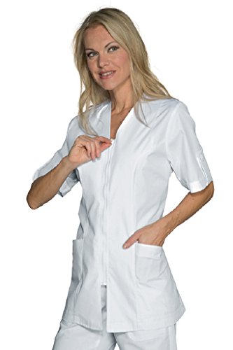 Robinson Damen Kasack MADRID kurzarm weiß Größe M von Robinson