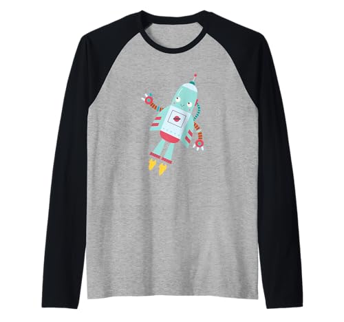 Roboter Kinder Jungen Mädchen Kleinkind Niedlicher Roboter Zukunft Ingenieur Raglan Roboter Kinder Jungen Mädchen Kleinkind Niedlicher Roboter Zukunft Ingenieur Raglan von Robot Designs for Kids Boys Girls