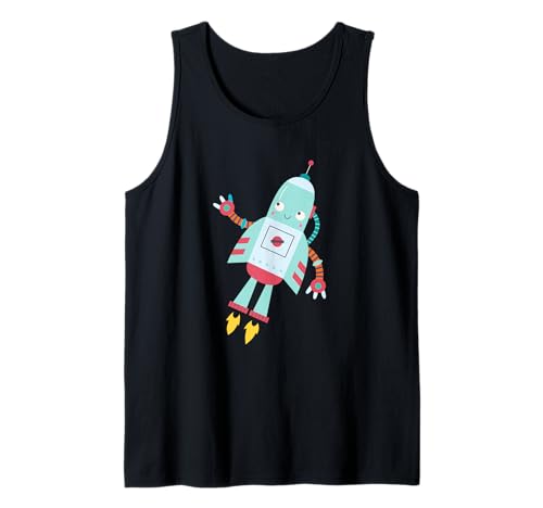 Roboter Kinder Jungen Mädchen Kleinkind Niedlicher Roboter Zukunft Ingenieur Tank Top Roboter Kinder Jungen Mädchen Kleinkind Niedlicher Roboter Zukunft Ingenieur Tank Top von Robot Designs for Kids Boys Girls