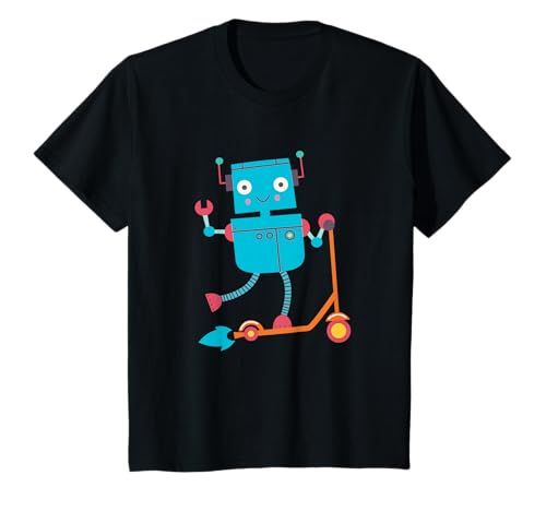 Roboter Kinder Jungen Mädchen Kleinkind Niedlicher Roboter Zukunft Ingenieur T-Shirt von Robot Design for Kids Boys Girls