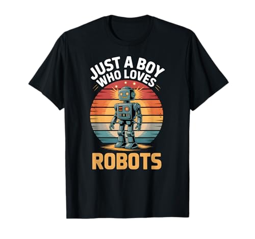 Jungen Roboter T-Shirt von Robot Shirts & Gifts for Boys