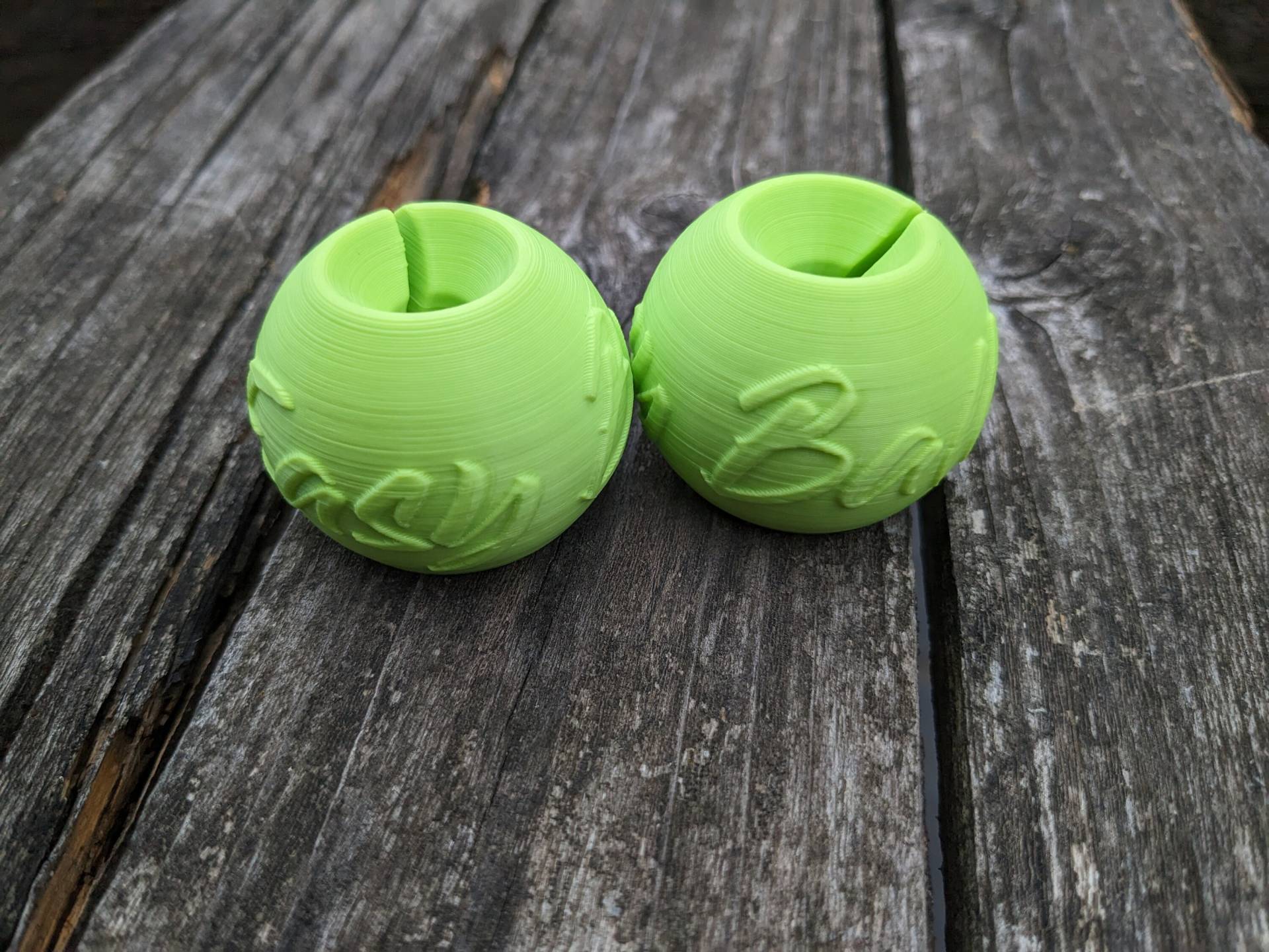 Accro Easy Ball Gleitschirmgriffe | Paar Grün von RobotPrint