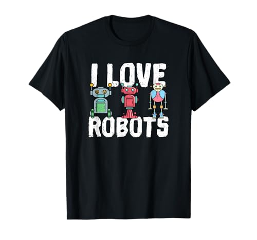 Robot shirt Kinder Jungen Technikfreund Roboter T-Shirt von Roboter für Kinder und Erwachsene