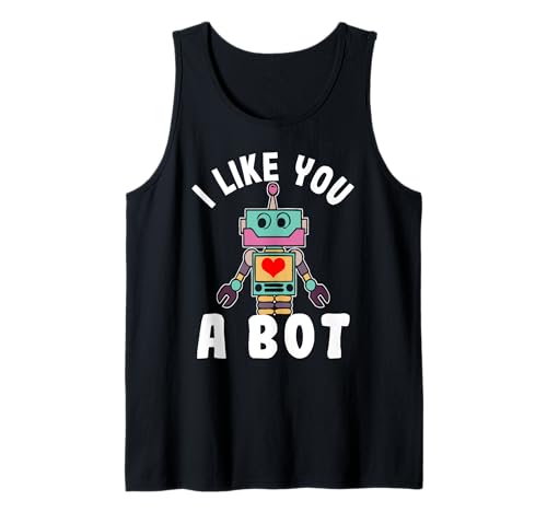 Ich mag dich ein Bot Roboter Builder für Mädchen Tank Top von Robotics Engineer Design Ideas for Robot Makers