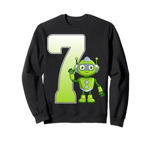 Kinder 7 Jahre alt Roboter Robotik 7. Geburtstag Party Sweatshirt Kinder 7 Jahre alt Roboter Robotik 7. Geburtstag Party Sweatshirt von Robotics Robot 7th Birthday Gifts Co.