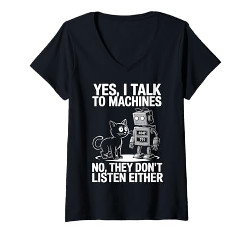 Damen Robotiklehrer Robotiklehrer T-Shirt mit V-Ausschnitt Damen Robotiklehrer Robotiklehrer T-Shirt mit V-Ausschnitt von Robotics Teacher Robotics instructors Gifts