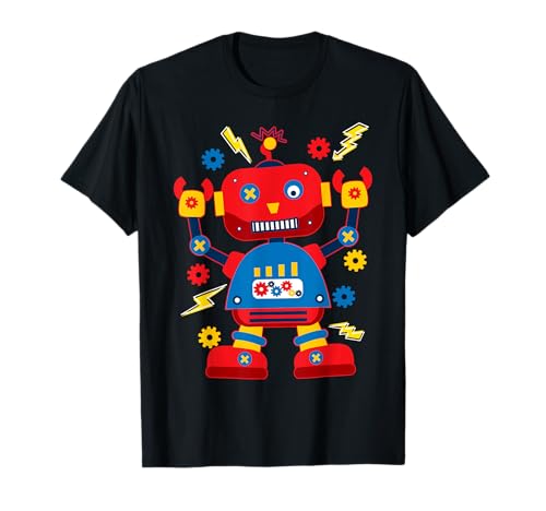 Cooler Roboter Ingenieur Roboter Kinder T-Shirt Cooler Roboter Ingenieur Roboter Kinder T-Shirt von Robotik Sohn Tochter Roboter