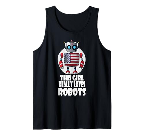 Dieses Mädchen liebt Roboter wirklich, Robotik für Kinder Roboter Tank Top Dieses Mädchen liebt Roboter wirklich, Robotik für Kinder Roboter Tank Top von Robots, Space Tech and Robotics