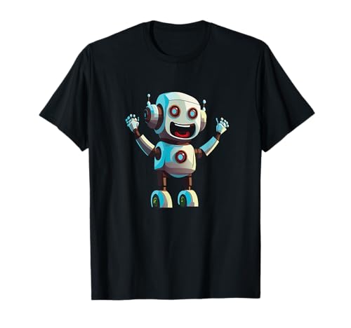 Robots, Space Tech and Robotics Kinder Roboter T-Shirt Schwarz S U-Ausschnitt Kurzarm Kleinkind Regular 21 cm 36.5 cm Robots, Space Tech and Robotics Kinder Roboter T-Shirt Schwarz S U-Ausschnitt Kurzarm Kleinkind Regular 21 cm 36.5 cm von Robots, Space Tech and Robotics
