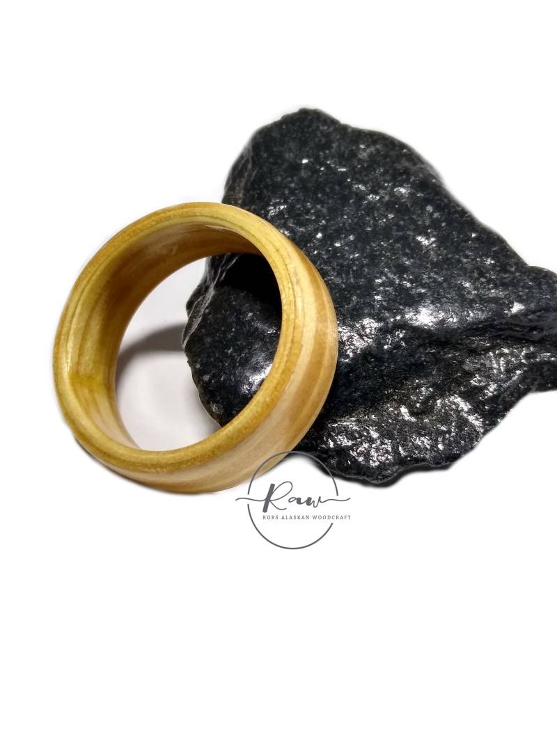 Kiefer Bentwood Ring von RobsAlaskanWoodcraft