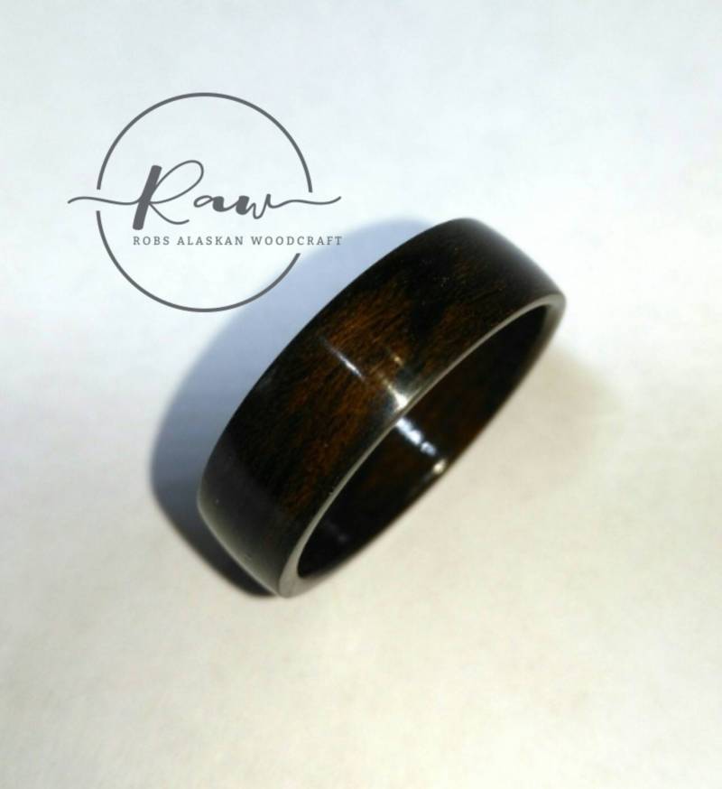 Ziricote Bugholzring von RobsAlaskanWoodcraft
