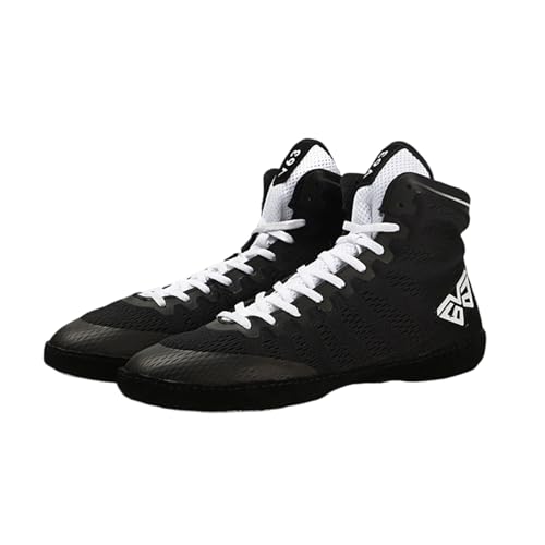 RobustWeg Boxstiefel Herren-Boxschuhe,Jugendboxschuhe,Boxstiefel,Boxschuhe,Atmungsaktiv,rutschfest,VerschleißFest,Bequem,Geeignet FüR Wrestling,Muay Thai,Boxkampf,Kampfsport Und Bewegung von RobustWeg