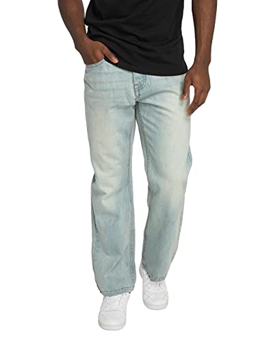 Rocawear Herren Loose Fit Jeans WED blau W 32 L 32 von Rocawear