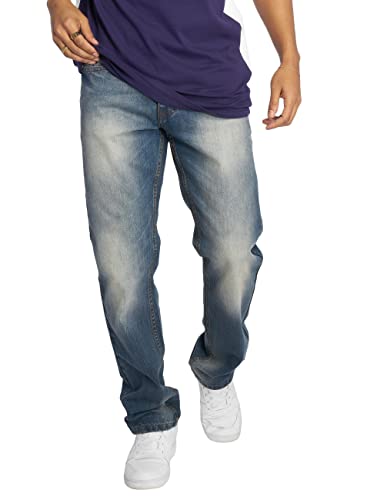 Rocawear Herren Straight Fit Jeans TUE blau W 31 L 32 von Rocawear