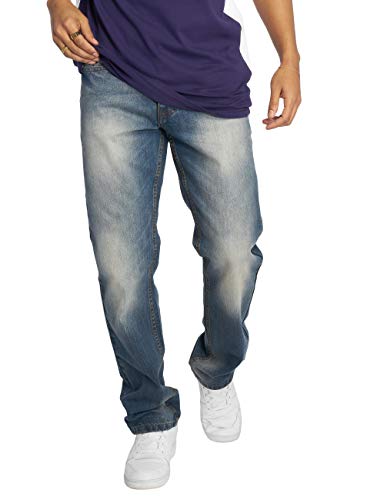 Rocawear Herren Straight Fit Jeans TUE blau W 38 L 34 von Rocawear