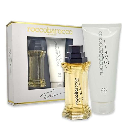 RoccoBarocco Tre Set Eau de Parfum 100 ml + Body Lotion für Damen von Roccobarocco