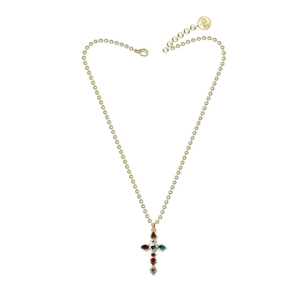 Roccobarocco Kette mit Anhänger Damen Halskette RBJ0026GP von Roccobarocco