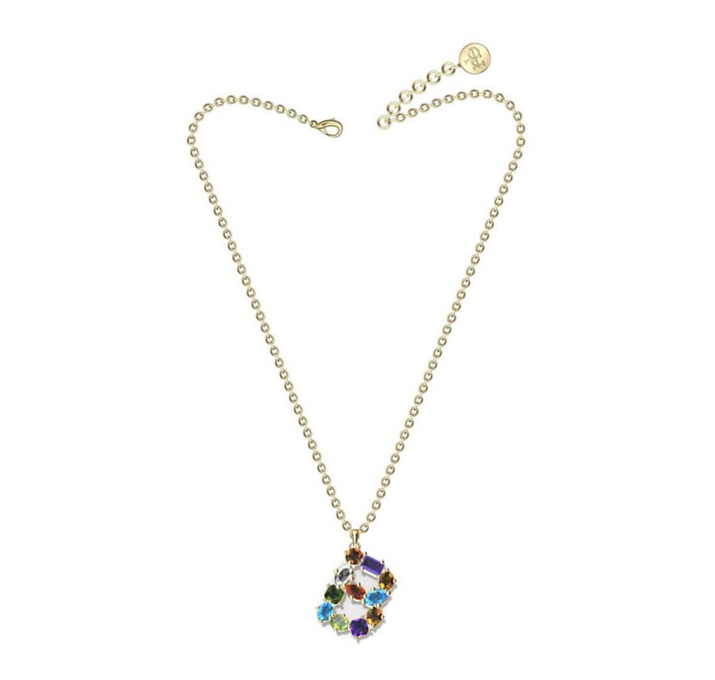 Roccobarocco Kette mit Anhänger Damen Halskette RBJ0038GP von Roccobarocco