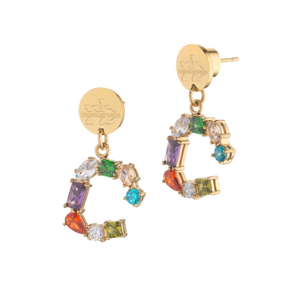 Roccobarocco Paar Ohrstecker Damen Ohrstecker RBJ0050GP von Roccobarocco