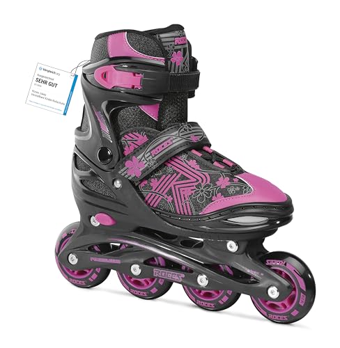 Roces Jokey 3:0 Inline Skates, Black-Pink, 26 EU von Roces