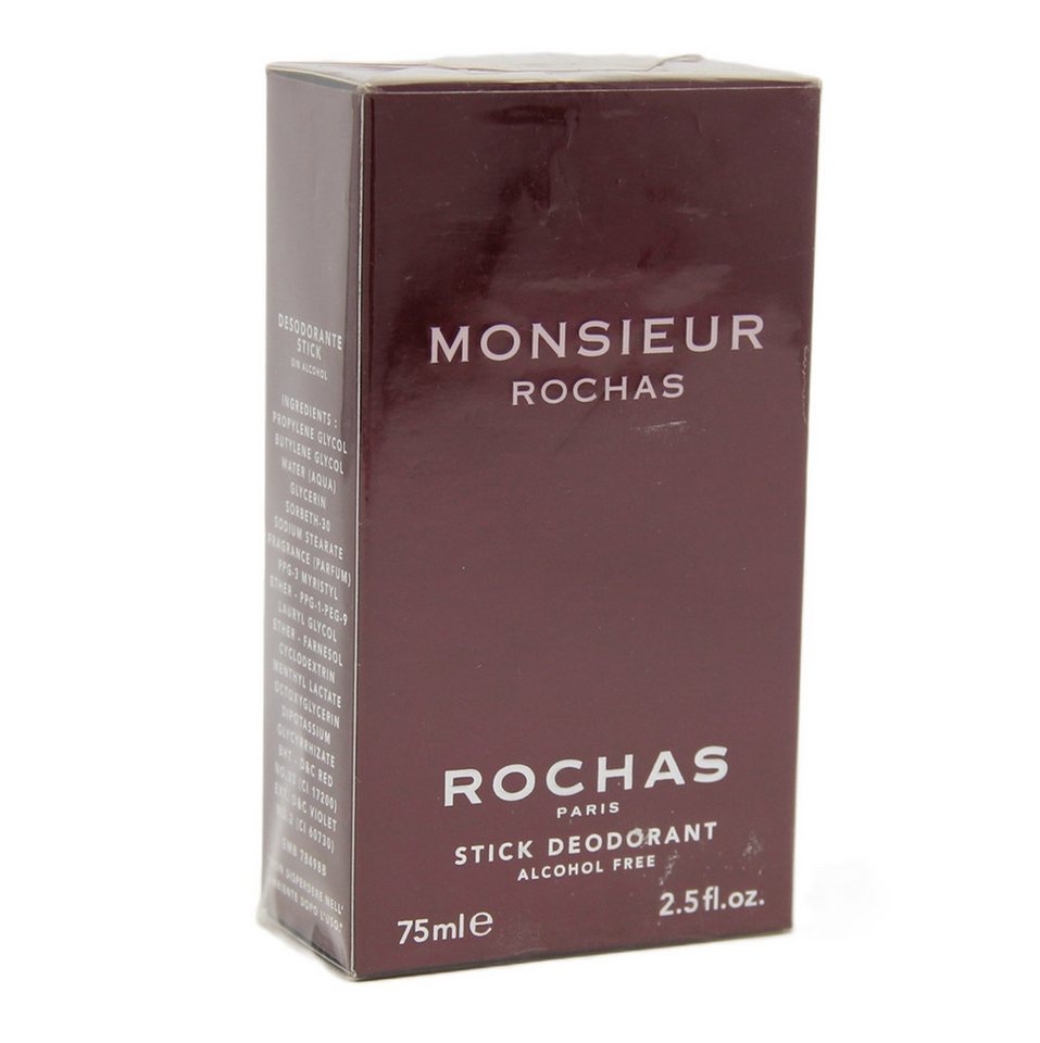 Rochas Deo-Stift Monsieur Rochas Deodorant Stick 75ml Rochas Deo-Stift Monsieur Rochas Deodorant Stick 75ml von Rochas