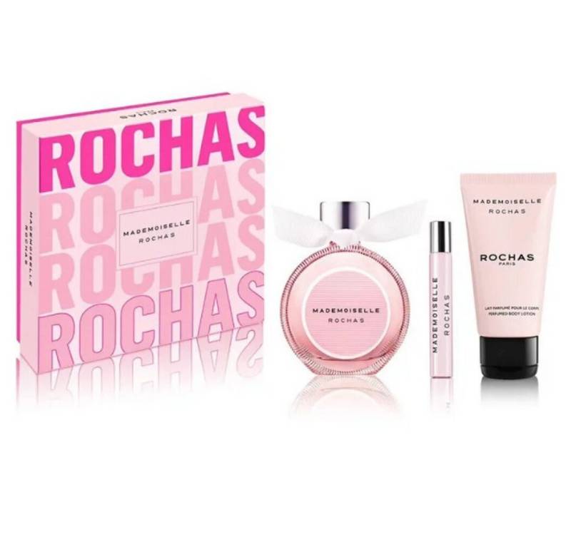 Rochas Duft-Set Mademoiselle - EDP 50 ml + Körpermilch 50 ml + EDP 7,5 ml von Rochas