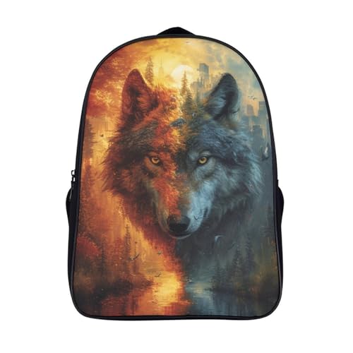 Wolf Schulrucksack Mädchen Teenager Schultasche Großen Rucksack Schule Trekking Rucksack Rucksack Für Schule Reise Schulranzen 40x28x16cm Wolf Schulrucksack Mädchen Teenager Schultasche Großen Rucksack Schule Trekking Rucksack Rucksack Für Schule Reise Schulranzen 40x28x16cm von Rochile