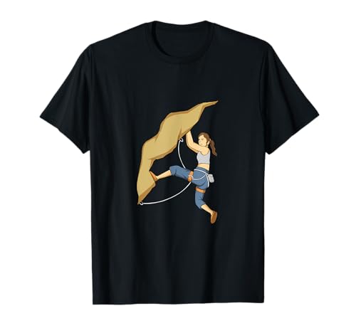 Funny Rock Climbing Women Mountain Indoor Bouldern T-Shirt von Rock Climber Gifts Rock Climbing Outfit