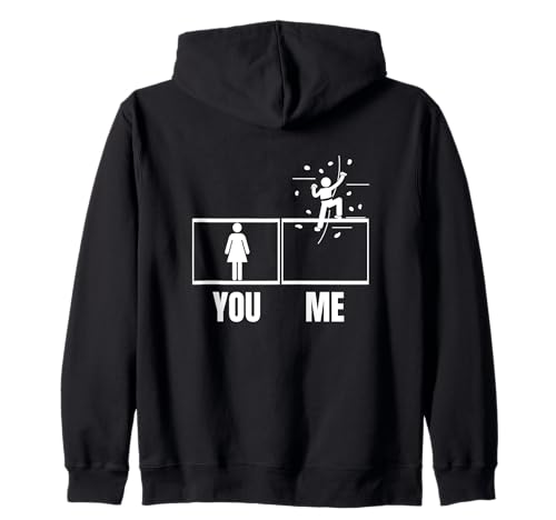 Wall Climbing Proud Funny Women Bouldern Kapuzenjacke von Rock Climbing And Bouldering Gifts For Men