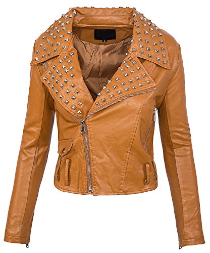 Rock Creek Selection Damen Kunstleder Jacke [D-190 Camel Gr. L] von Rock Creek Selection