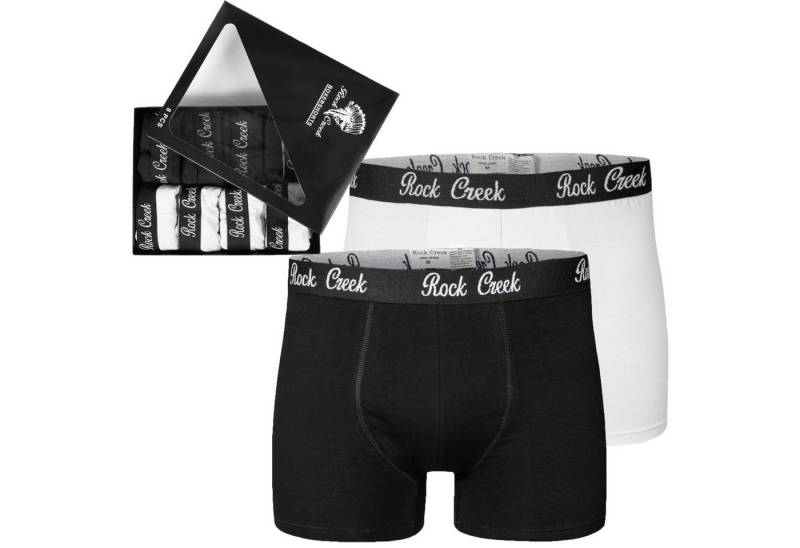 Rock Creek Boxershorts Herren Boxershorts 8er Set Schwarz und Weiß H-218 von Rock Creek