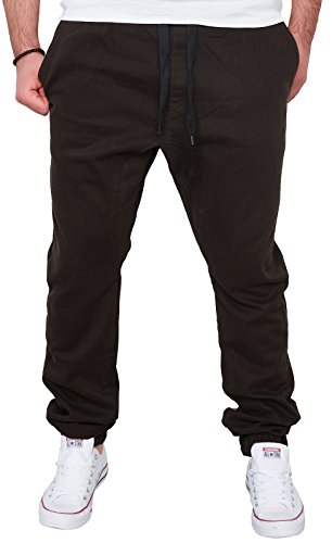 Rock Creek Chino Hose Herren Jogger Harem Style Jogginghose RC-2090-W28-W38 [RC-2090 - Braun - W30] von Rock Creek