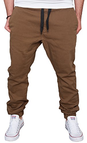 Rock Creek Chino Hose Herren Jogger Harem Style Jogginghose RC-2090-W28-W38 [RC-2090 - Dunkelbeige - W29] von Rock Creek