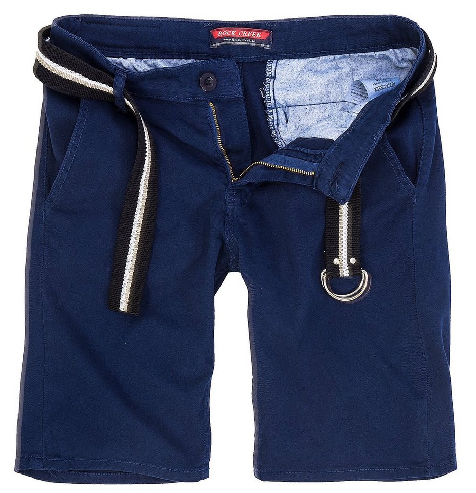 Rock Creek Chinoshorts Herren Chino Shorts mit Gürtel RC-2133 von Rock Creek
