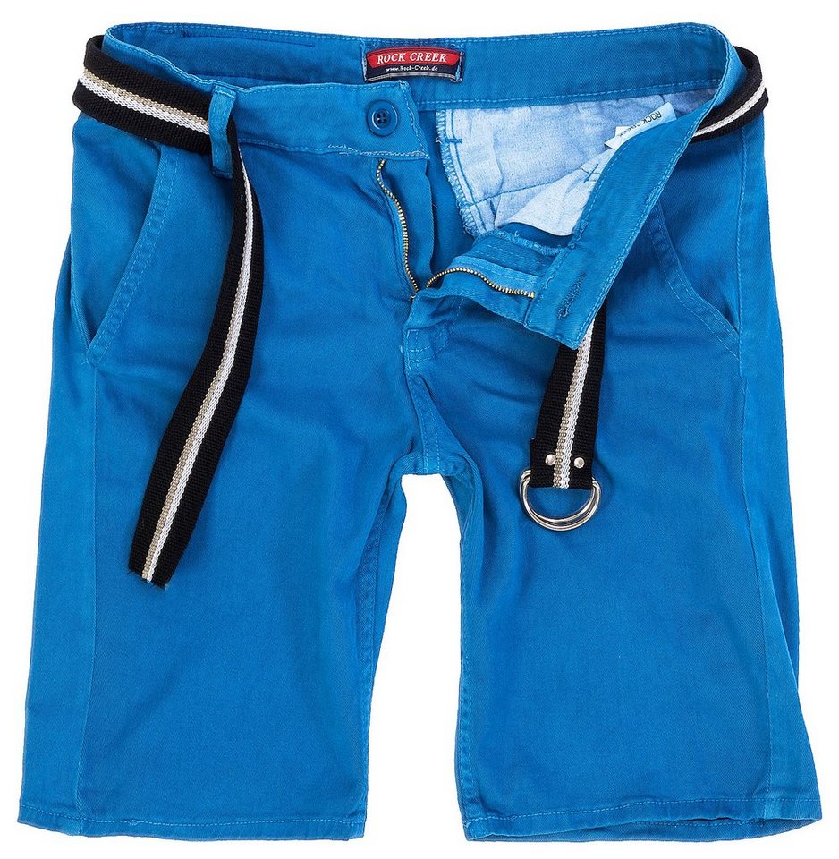 Rock Creek Chinoshorts Herren Chino Shorts mit Gürtel RC-2133 von Rock Creek