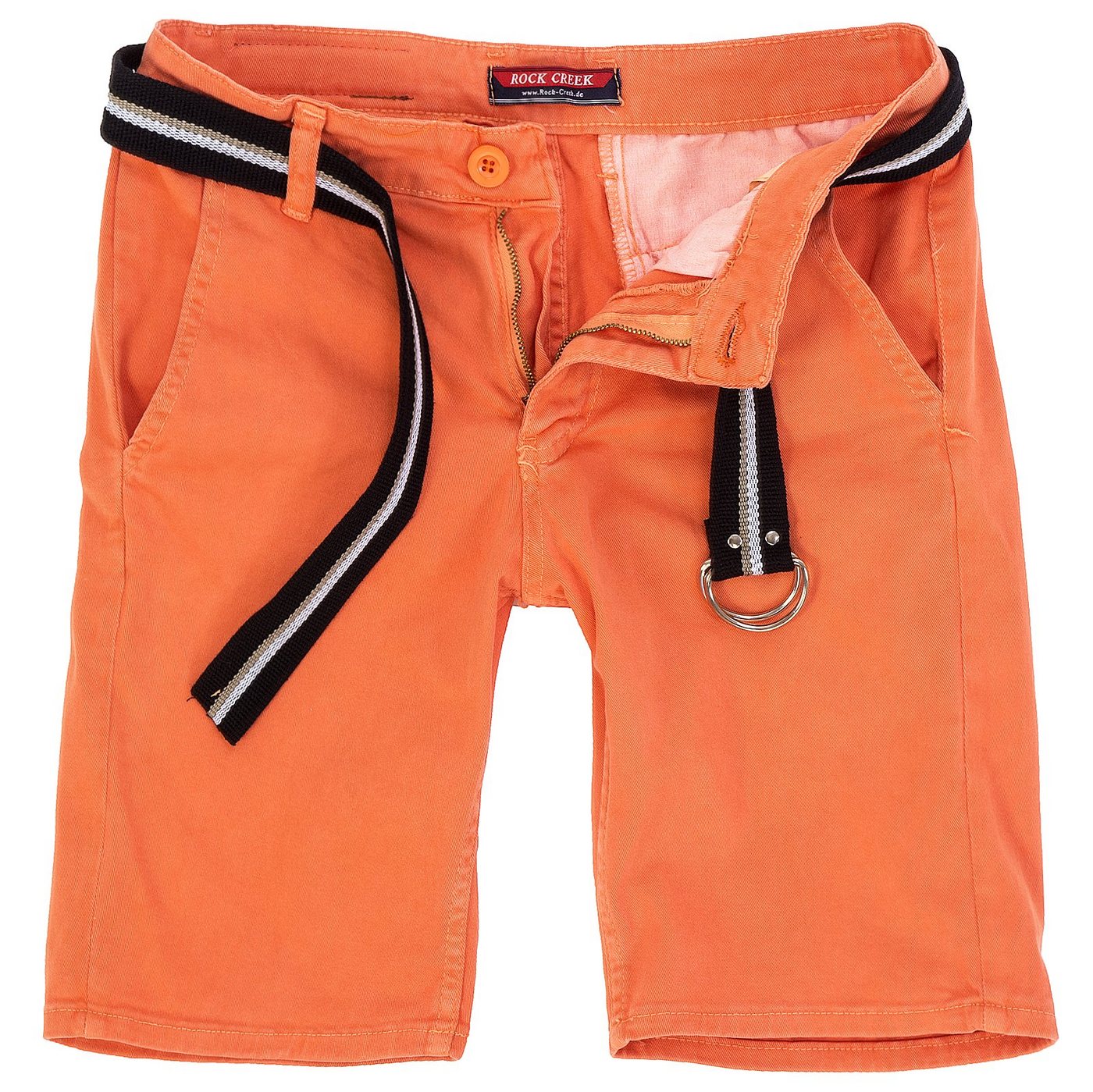 Rock Creek Chinoshorts Herren Chino Shorts mit Gürtel RC-2133 von Rock Creek