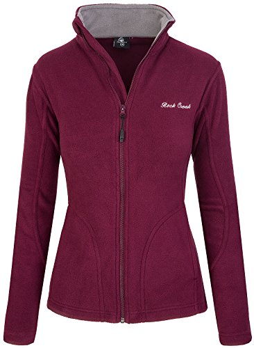 Rock Creek Damen Fleecejacke Fleece Jacke Übergangs Jacke Sweatjacke D-389 [Maroon M] von Rock Creek