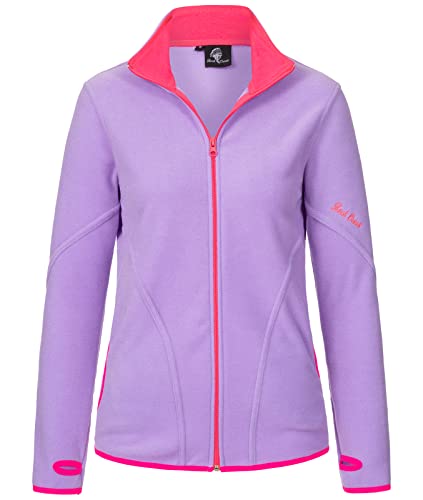 Rock Creek Damen Fleecejacke warm Übergangsjacke Windbreaker Fleece Jacken Outdoorjacke Stehkragen Damenjacke Teddyfleece Sweatjacke Pullover D-472 Flieder L von Rock Creek