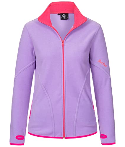 Rock Creek Damen Fleecejacke warm Übergangsjacke Windbreaker Fleece Jacken Outdoorjacke Stehkragen Damenjacke Teddyfleece Sweatjacke Pullover D-472 Flieder S von Rock Creek