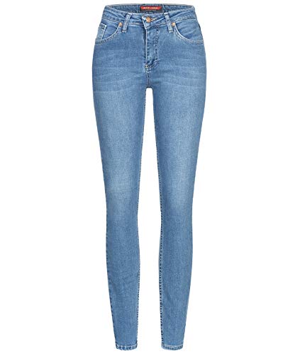 Rock Creek Damen Jeans Hose Skinny Jeanshose Designer Jeans Stonewashed Stretch Jeans Damenhose Damenjeans D-399 Vintage Blue W31 L32 von Rock Creek