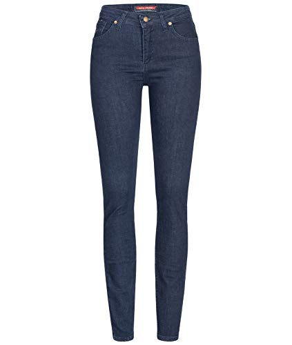 Rock Creek Damen Jeans Hose Skinny Jeanshose Designer Jeans Stonewashed Stretch Jeans Damenhose Damenjeans D-400 Deep Blue W31 L32 von Rock Creek