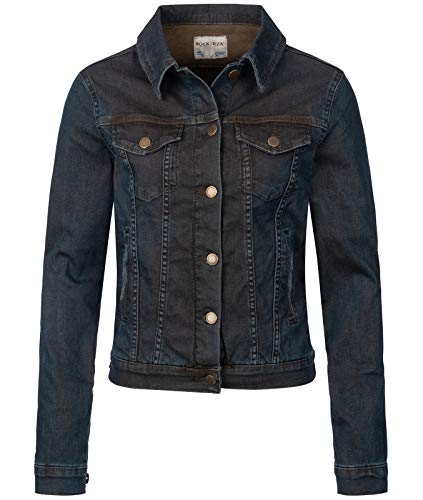 Rock Creek Damen Jeans Jacke Übergangs Jacke Denim Blouson Stretch Kurz Classic Jeansjacken Urban Stonewash D-401 Mittelblau L Rock Creek Damen Jeans Jacke Übergangs Jacke Denim Blouson Stretch Kurz Classic Jeansjacken Urban Stonewash D-401 Mittelblau L von Rock Creek
